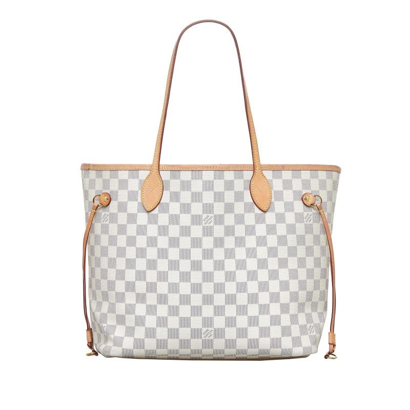 Louis Vuitton Damier Azur Neverfull MM (Kld8Wm) - Logoexplore