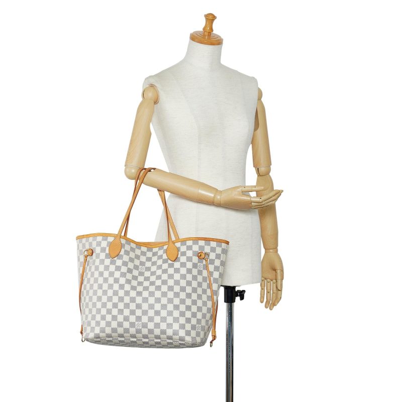 Louis Vuitton Damier Azur Neverfull MM (u11cM1) - Logoexplore - Image 5