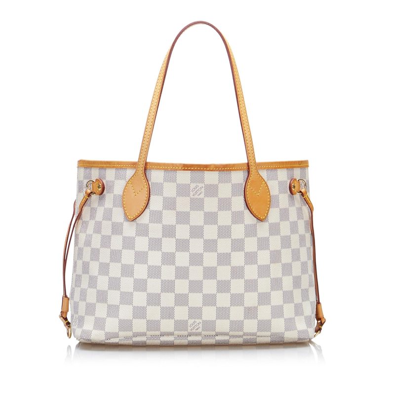 Louis Vuitton Damier Azur Neverfull PM (MxHhda) - Logoexplore