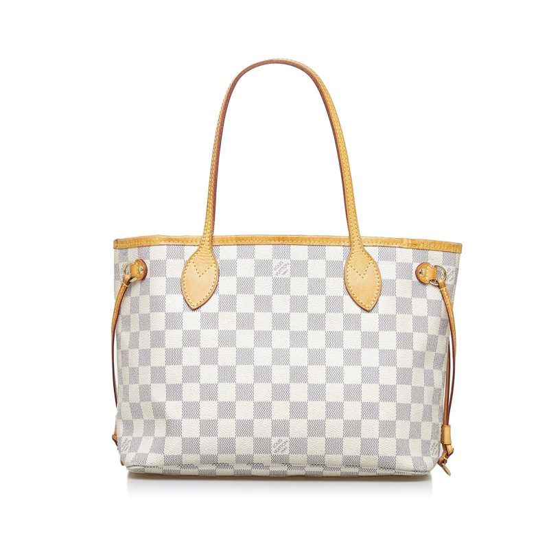 Louis Vuitton Damier Azur Neverfull PM (qMgFa9) - Logoexplore - Image 3