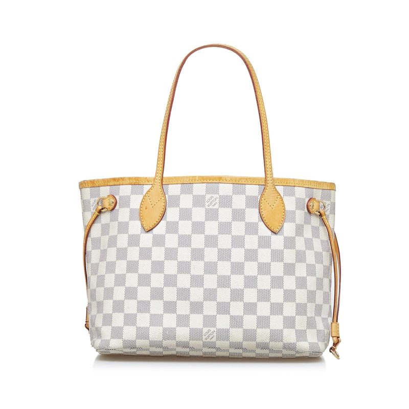 Louis Vuitton Damier Azur Neverfull PM (qMgFa9) - Logoexplore