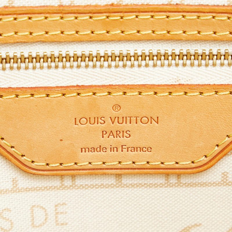 Louis Vuitton Damier Azur Neverfull PM (qMgFa9) - Logoexplore - Image 7