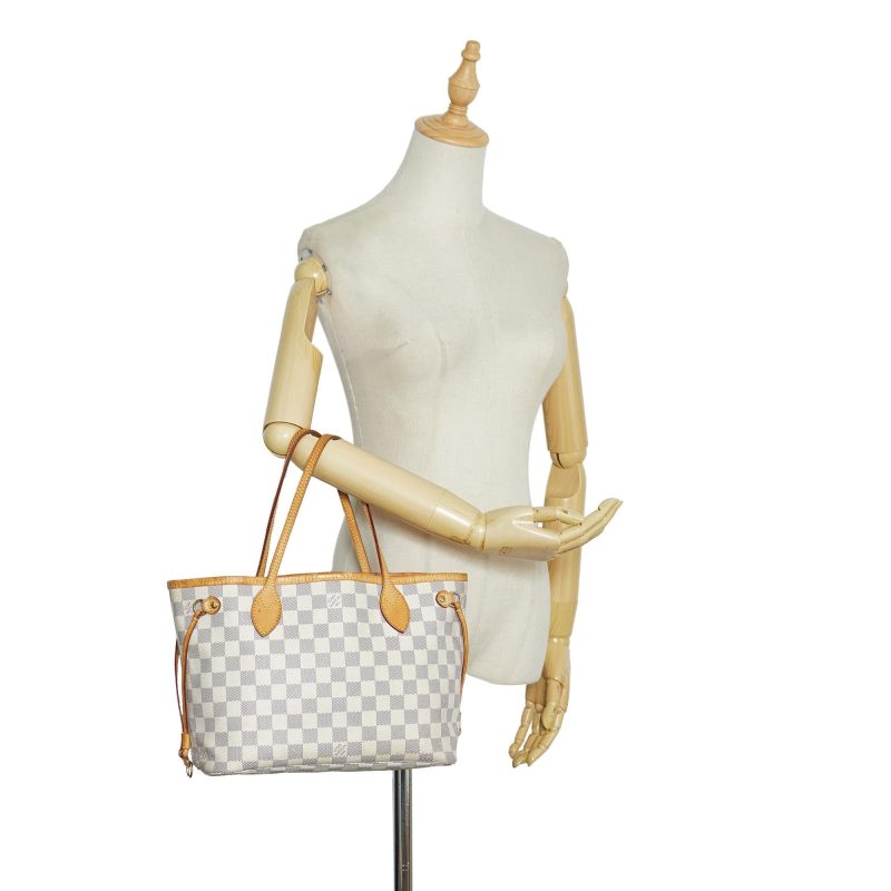 Louis Vuitton Damier Azur Neverfull PM (qMgFa9) - Logoexplore - Image 5