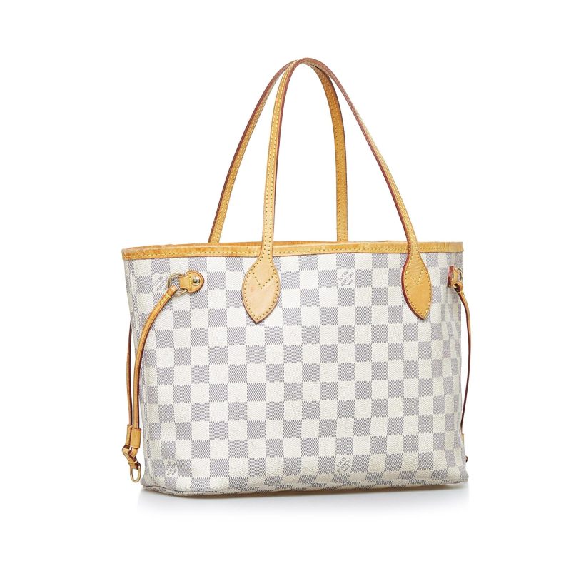Louis Vuitton Damier Azur Neverfull PM (qMgFa9) - Logoexplore - Image 2