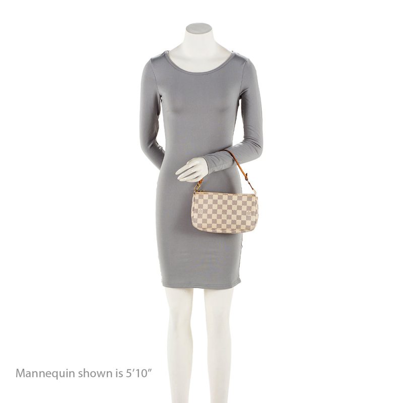 Louis Vuitton Damier Azur Pochette Accessoires - FINAL SALE (19120) - Logoexplore - Image 5