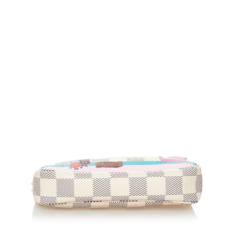 Louis Vuitton Damier Azur Pochette Accessories Illustre Transatlantic (32270) - Logoexplore - Image 4