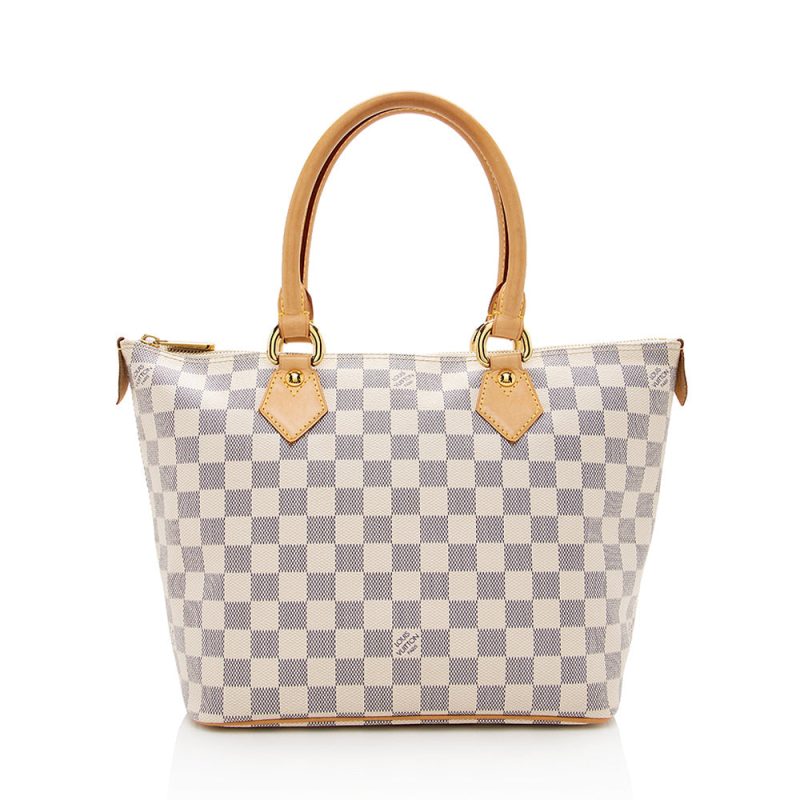 Louis Vuitton Damier Azur Saleya PM Tote (16884) - Logoexplore