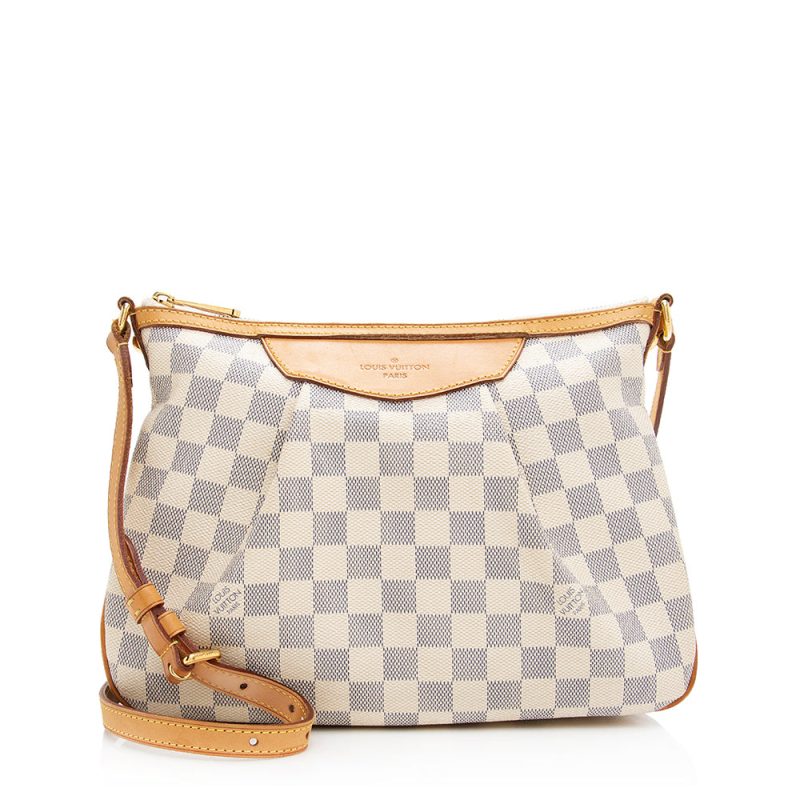 Louis Vuitton Damier Azur Siracusa PM Shoulder Bag (20012) - Logoexplore