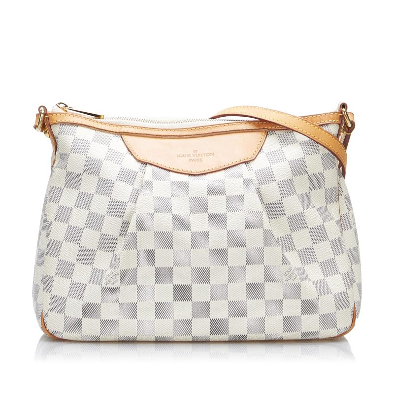 Louis Vuitton Damier Azur Siracusa PM (GoM8u2) - Logoexplore
