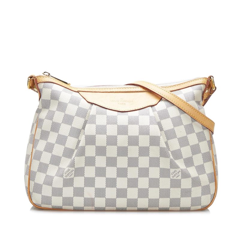 Louis Vuitton Damier Azur Siracusa PM (UyozDI) - Logoexplore