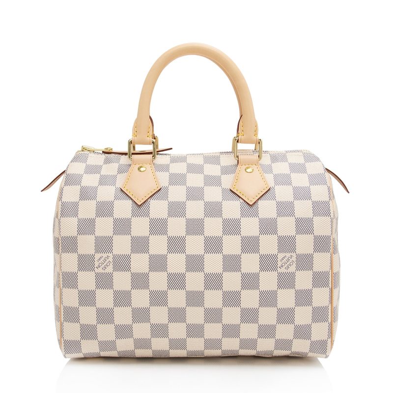 Louis Vuitton Damier Azur Speedy 25 Satchel (mICLk2) - Logoexplore - Image 3