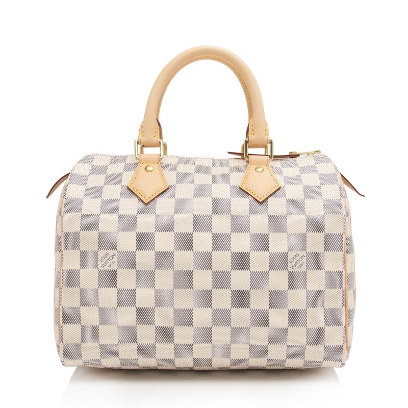 Louis Vuitton Damier Azur Speedy 25 Satchel (mICLk2) - Logoexplore
