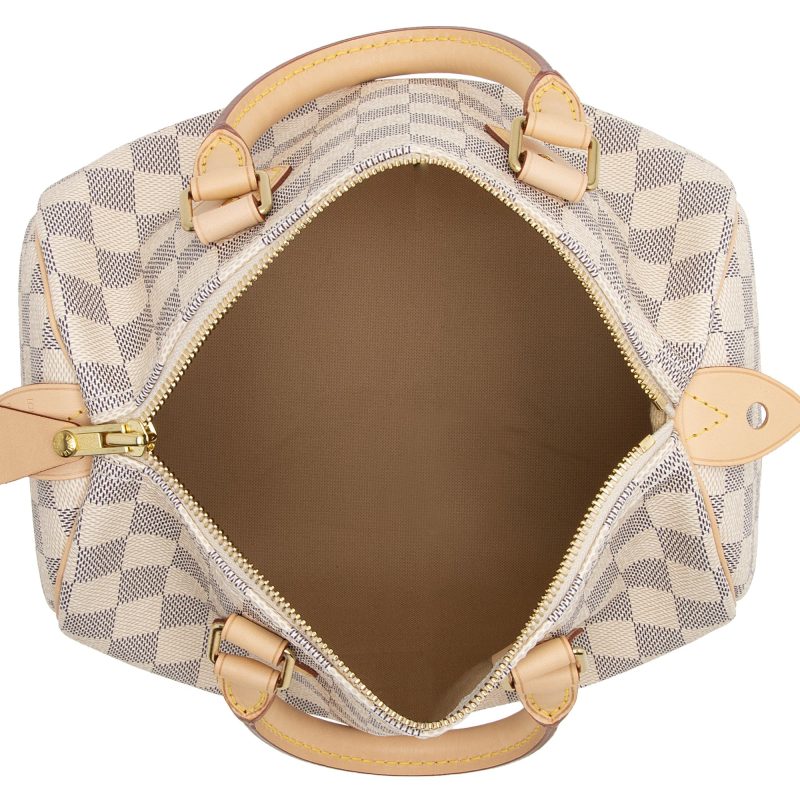 Louis Vuitton Damier Azur Speedy 25 Satchel (mICLk2) - Logoexplore - Image 7
