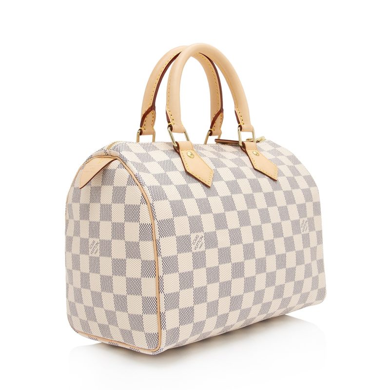 Louis Vuitton Damier Azur Speedy 25 Satchel (mICLk2) - Logoexplore - Image 2