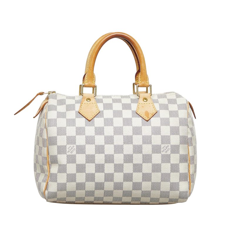 Louis Vuitton Damier Azur Speedy 25 (KDkuR2) - Logoexplore - Image 3