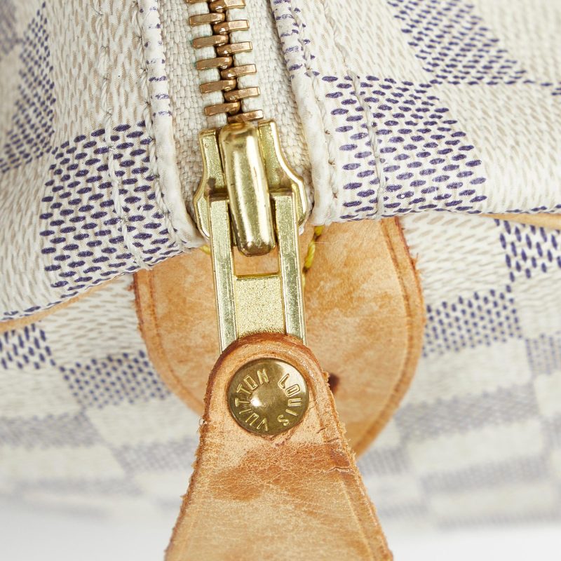 Louis Vuitton Damier Azur Speedy 25 (KDkuR2) - Logoexplore - Image 10