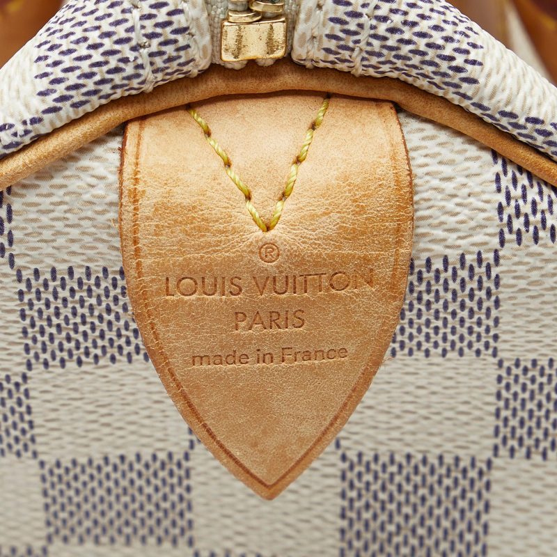 Louis Vuitton Damier Azur Speedy 25 (KDkuR2) - Logoexplore - Image 7