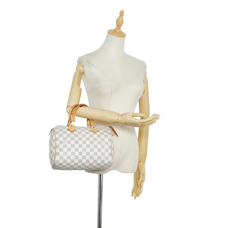 Louis Vuitton Damier Azur Speedy 25 (KDkuR2) - Logoexplore - Image 5
