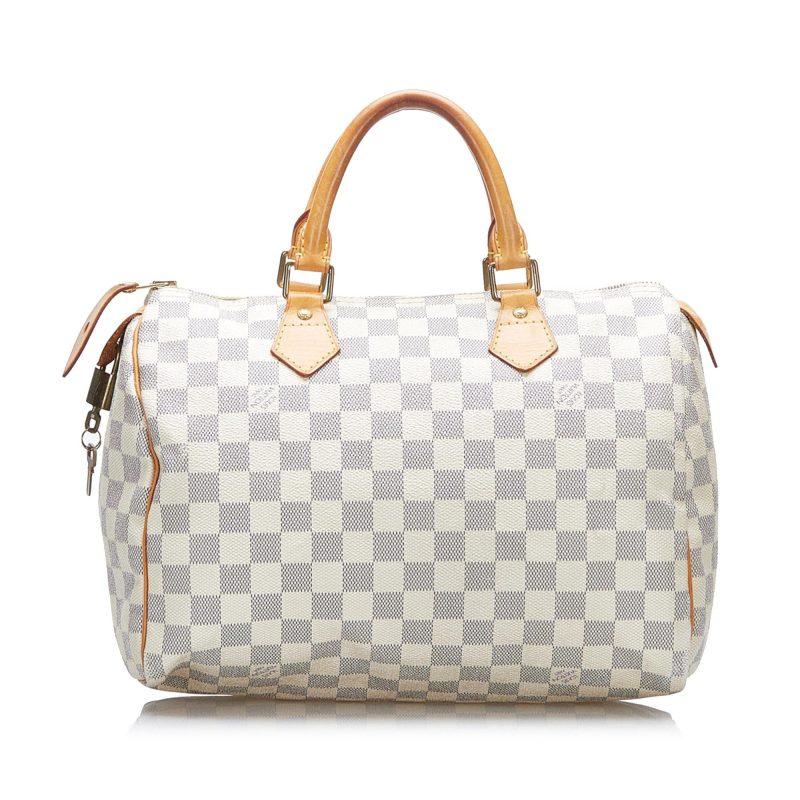 Louis Vuitton Damier Azur Speedy 30 (TGsZpF) - Logoexplore - Image 3