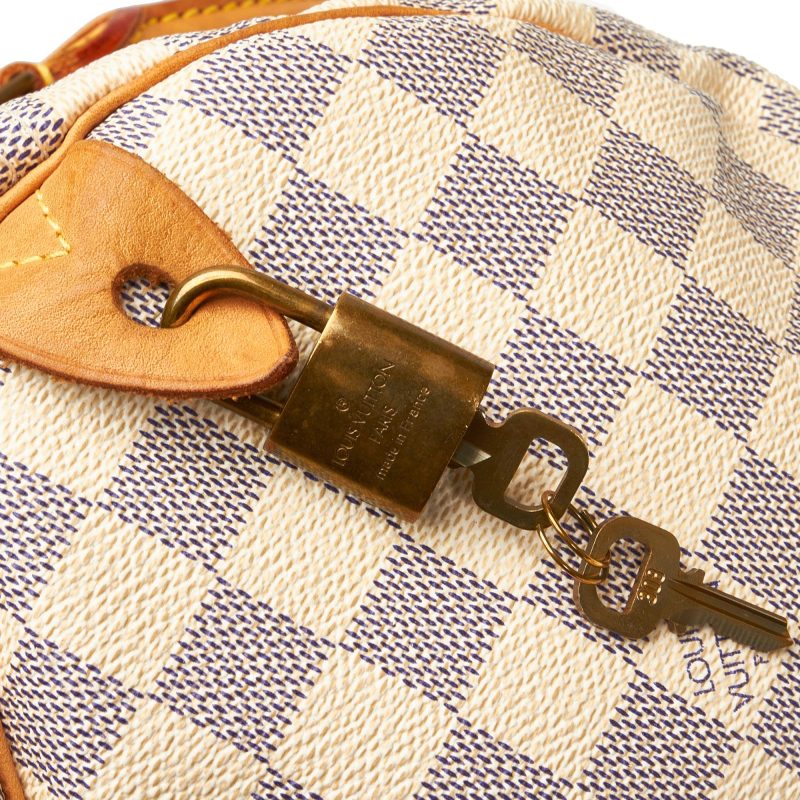 Louis Vuitton Damier Azur Speedy 30 (TGsZpF) - Logoexplore - Image 10