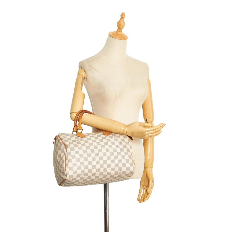 Louis Vuitton Damier Azur Speedy 30 (TGsZpF) - Logoexplore - Image 5