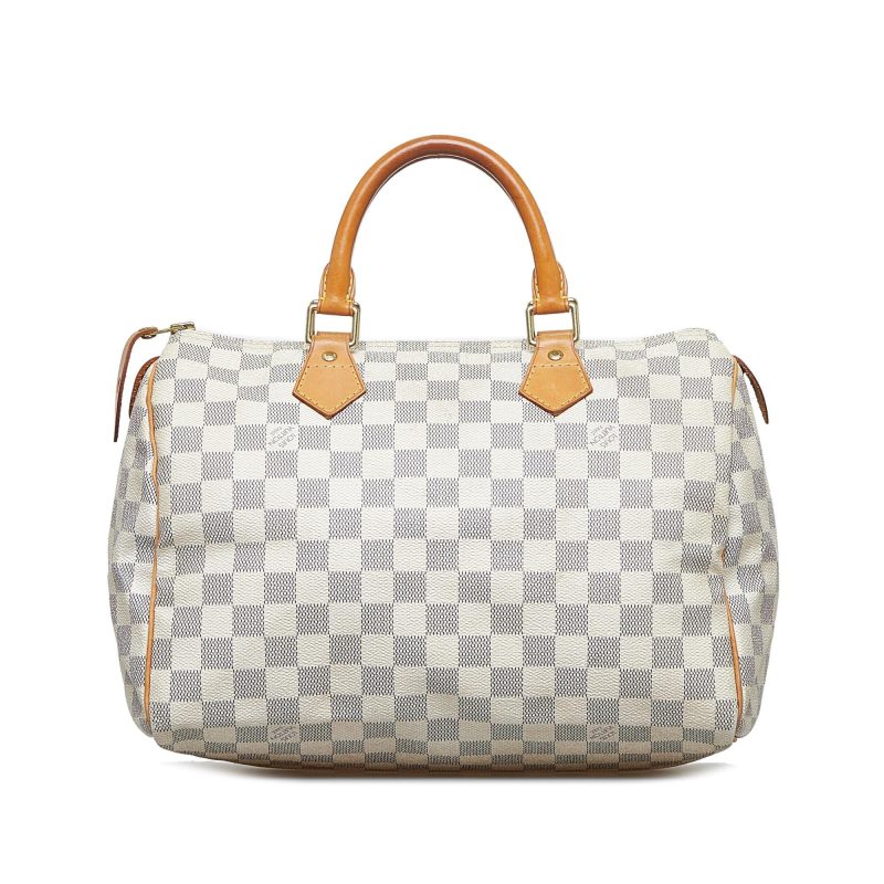 Louis Vuitton Damier Azur Speedy 30 (1XgZWR) - Logoexplore - Image 3
