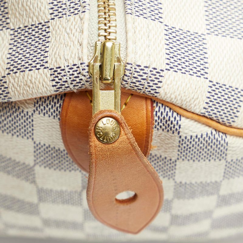 Louis Vuitton Damier Azur Speedy 30 (1XgZWR) - Logoexplore - Image 9