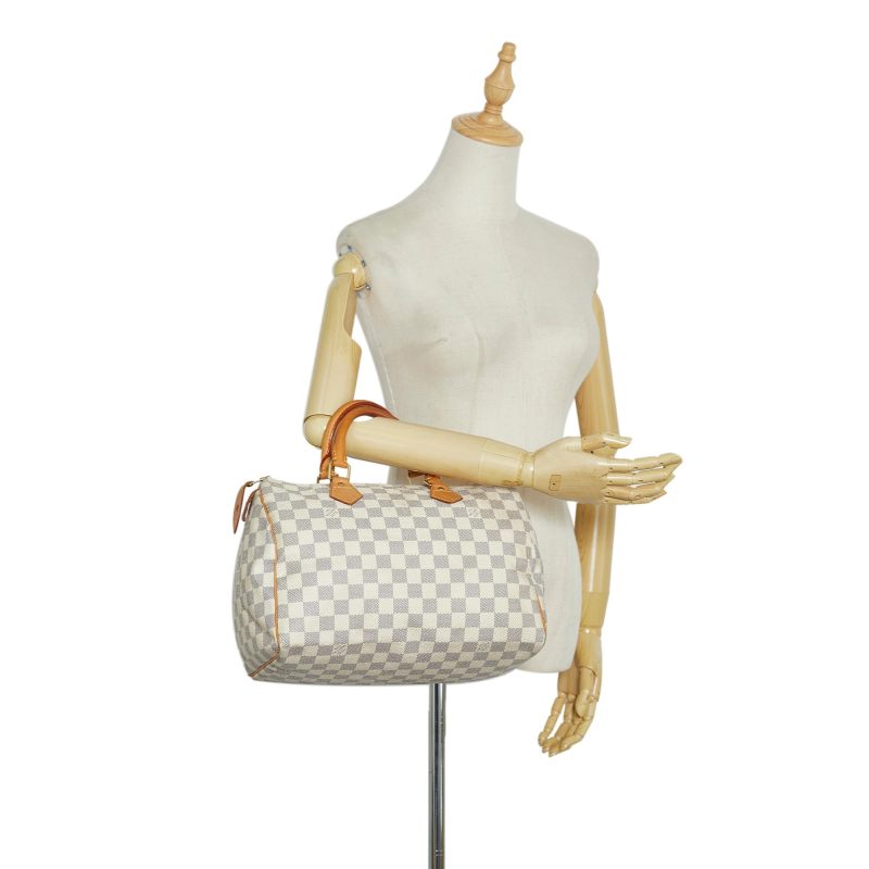 Louis Vuitton Damier Azur Speedy 30 (1XgZWR) - Logoexplore - Image 5