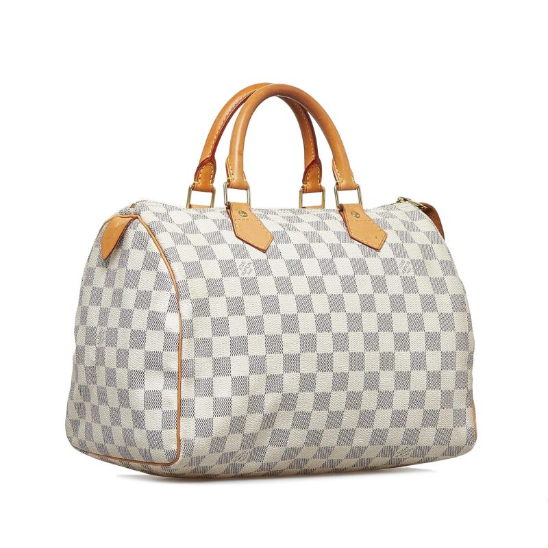 Louis Vuitton Damier Azur Speedy 30 (1XgZWR) - Logoexplore - Image 2