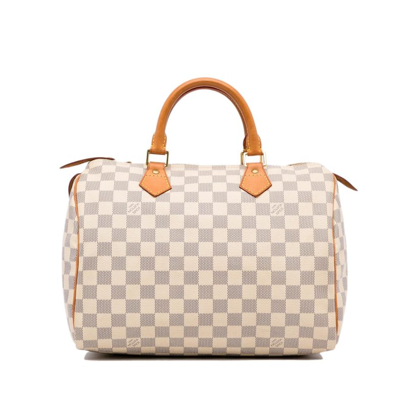 Louis Vuitton Damier Azur Speedy 30 (P5jYVD) - Logoexplore - Image 3