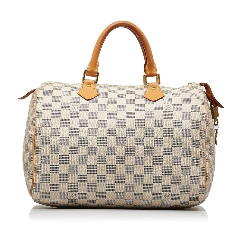 Louis Vuitton Damier Azur Speedy 30 (vR3YU9) - Logoexplore