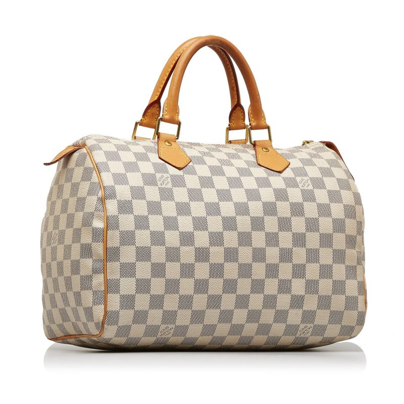 Louis Vuitton Damier Azur Speedy 30 (vR3YU9) - Logoexplore - Image 2