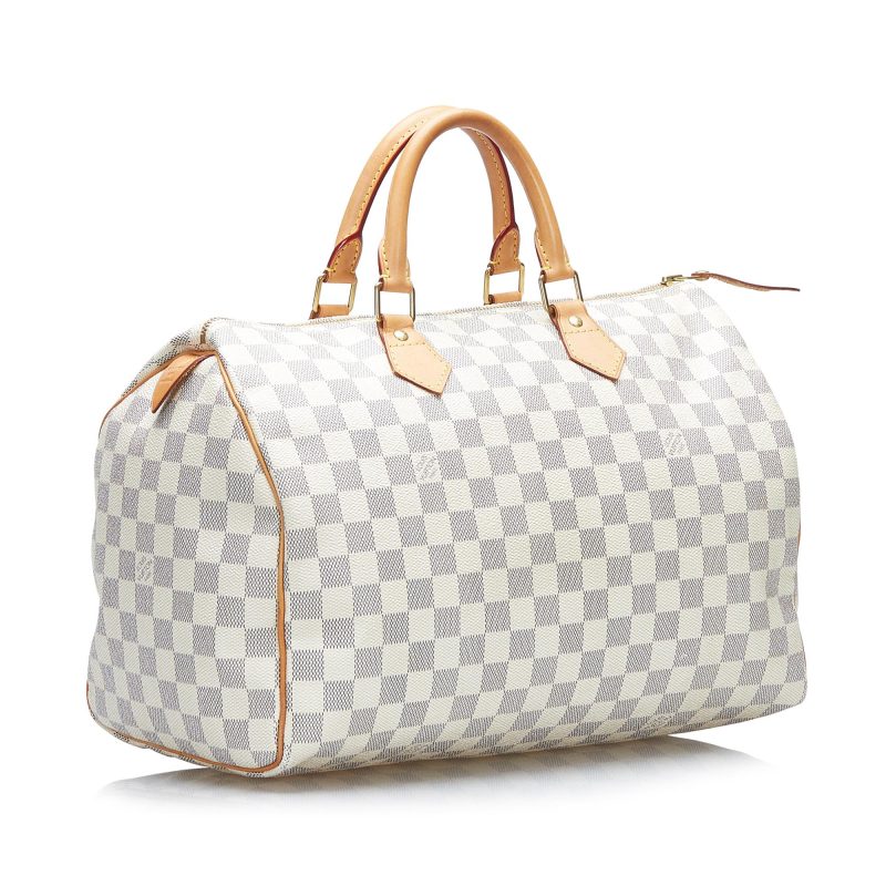Louis Vuitton Damier Azur Speedy 35 (tygh9g) - Logoexplore - Image 2