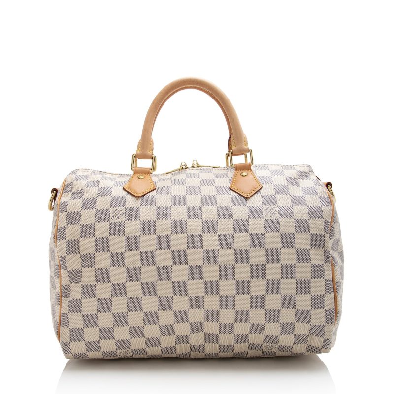 Louis Vuitton Damier Azur Speedy Bandouliere 30 Satchel (22266) - Logoexplore - Image 3