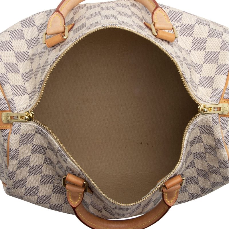 Louis Vuitton Damier Azur Speedy Bandouliere 30 Satchel (22266) - Logoexplore - Image 7
