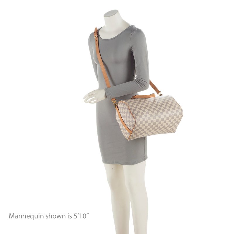 Louis Vuitton Damier Azur Speedy Bandouliere 30 Satchel (22266) - Logoexplore - Image 5