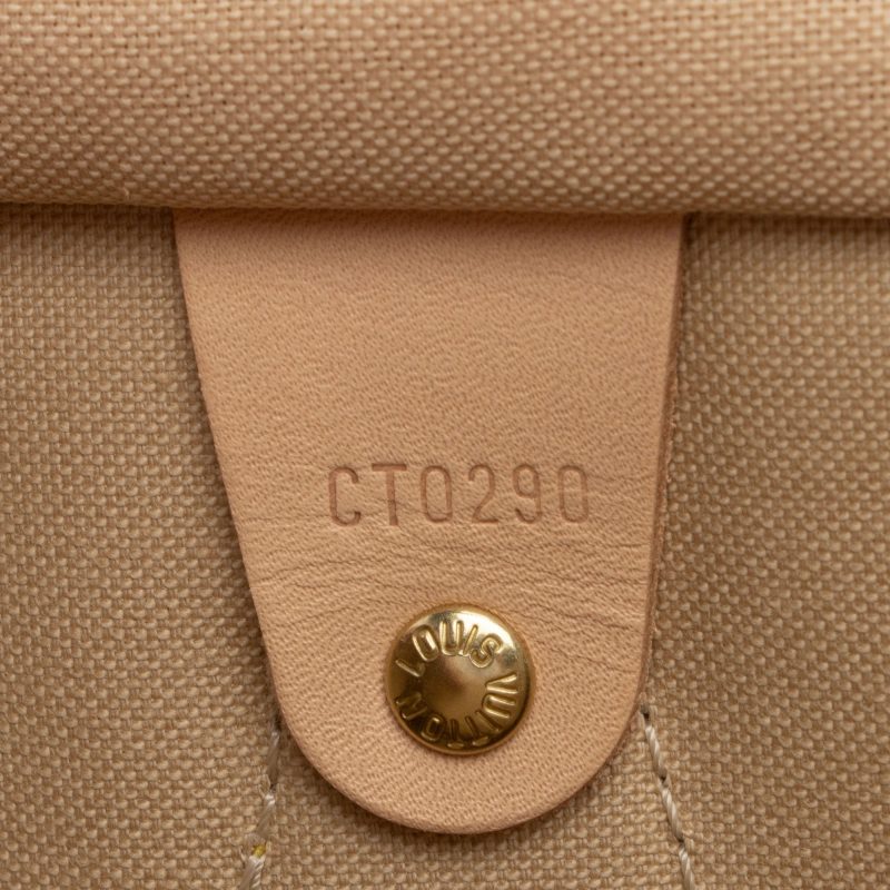 Louis Vuitton Damier Azur Speedy Bandouliere 30 Satchel (es0MQN) - Logoexplore - Image 6