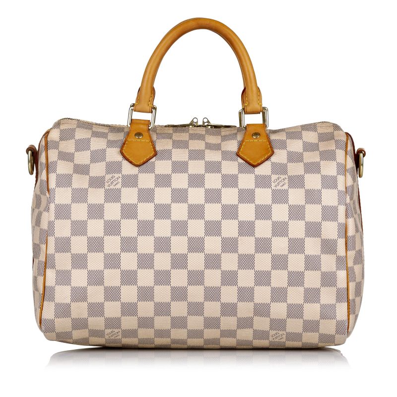 Louis Vuitton Damier Azur Speedy Bandouliere 30 (33117) - Logoexplore