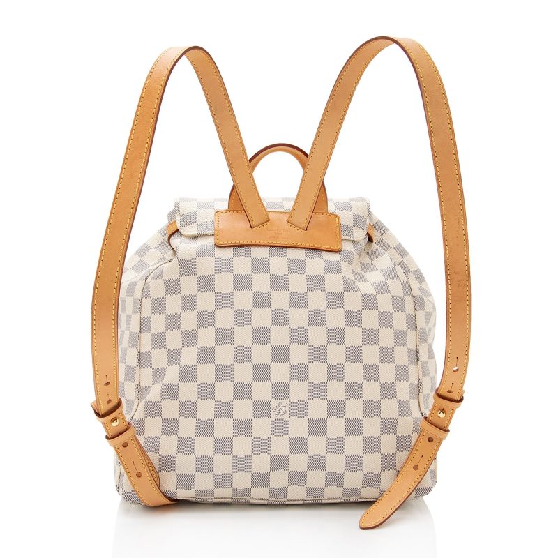 Louis Vuitton Damier Azur Sperone Backpack (4f0xqS) - Logoexplore - Image 3