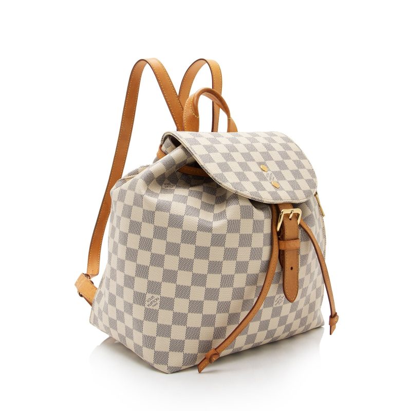 Louis Vuitton Damier Azur Sperone Backpack (x7ZaCT) - Logoexplore - Image 2