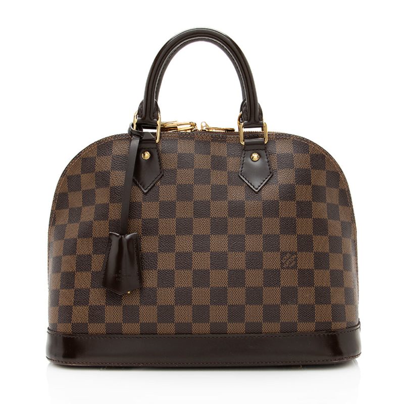 Louis Vuitton Damier Ebene Alma PM Satchel (18631) - Logoexplore