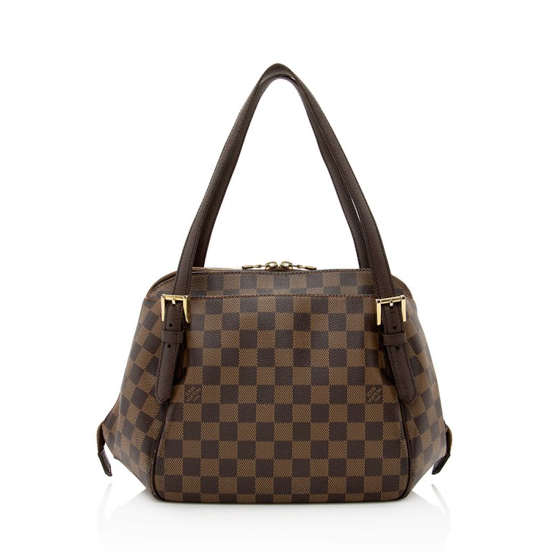 Louis Vuitton Damier Ebene Belem MM Shoulder Bag (21622) - Logoexplore