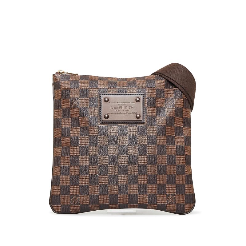 Louis Vuitton Damier Ebene Brooklyn Flat Pochette (ggyGpE) - Logoexplore