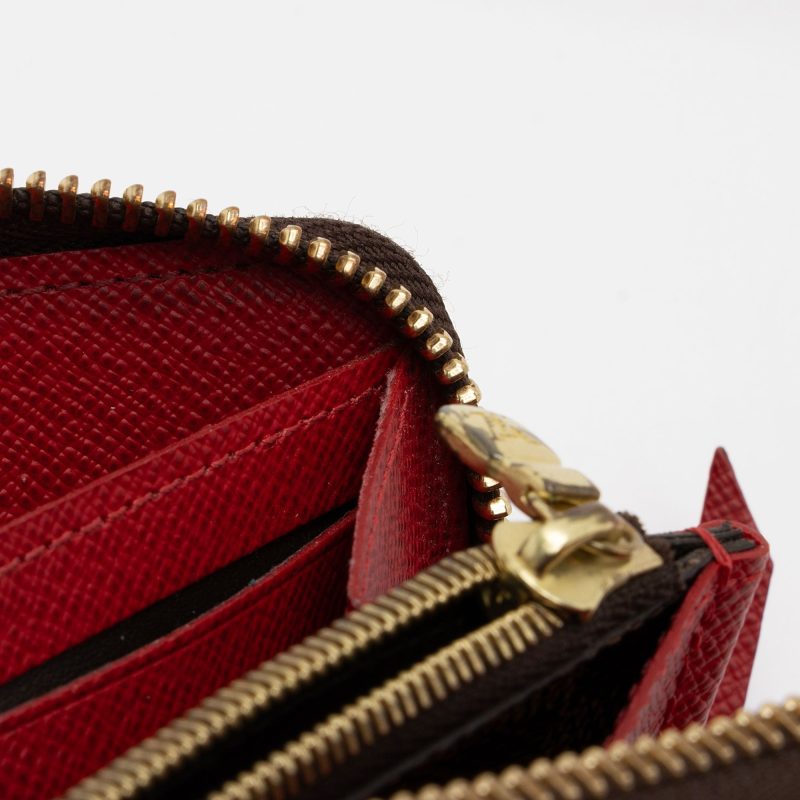 Louis Vuitton Damier Ebene Clemence Wallet (W6HCkn) - Logoexplore - Image 8