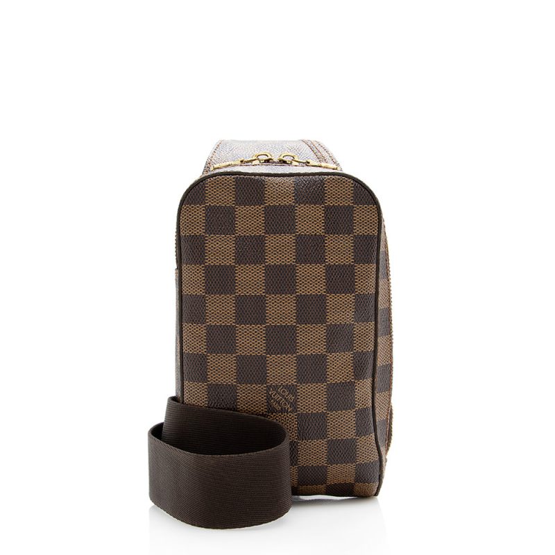 Louis Vuitton Damier Ebene Geronimos Sling Bag (18798) - Logoexplore