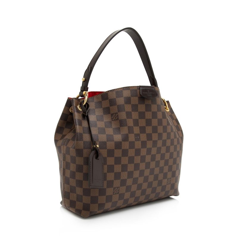 Louis Vuitton Damier Ebene Graceful PM Hobo (rGU2E1) - Logoexplore - Image 2