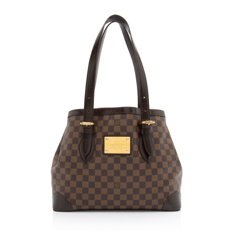 Louis Vuitton Damier Ebene Hampstead MM Tote (23582) - Logoexplore