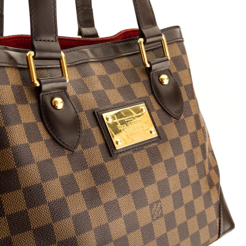 Louis Vuitton Damier Ebene Hampstead PM Tote (11436) - Logoexplore - Image 8