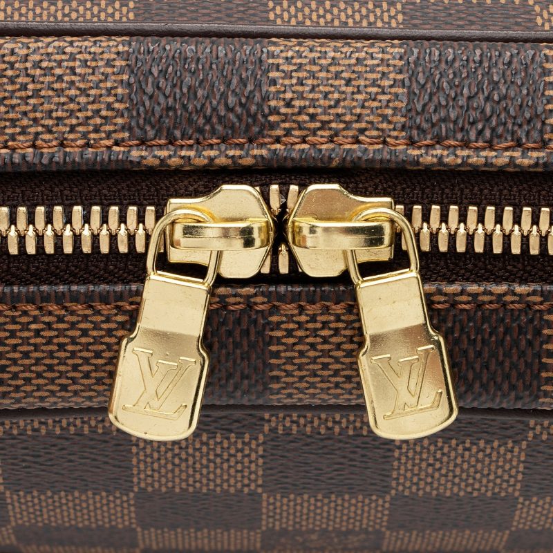 Louis Vuitton Damier Ebene Ipanema GM Shoulder Bag (fA96iE) - Logoexplore - Image 9