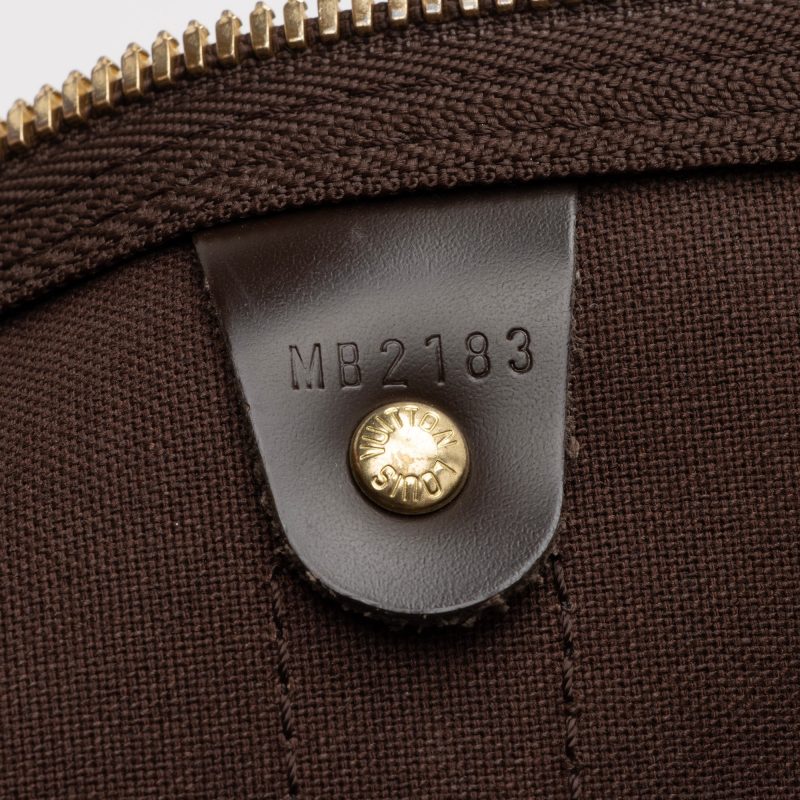 Louis Vuitton Damier Ebene Keepall Bandouliere 45 Duffel Bag (22790) - Logoexplore - Image 6